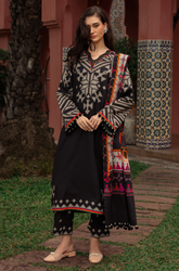 Charizma - Winter 3PC Karandi Digital Print Dress - KP3391