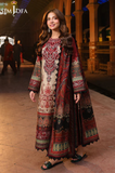 Asim Jofa - Winter 3PC Karandi Digital Print Dress - KP3397