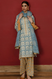 Summer 3PC Lawn Digital Print Dress - KP1193