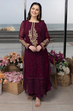 Azure - Summer 3PC Lawn Embroidered Suit- KP1114