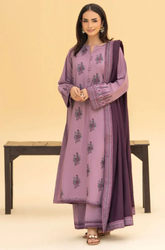 Izel - Winter 3PC Dhanak Embroidered Suit - KP33132