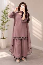 Bunaai - Summer-3PC Lawn Embroidered Suit - kp1243