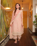 KP979 - Faiza Saqlain - 3PC Embroidered Lawn Suit