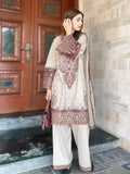 Batik - Summer 3PC Lawn Embroidered Suit - KP1174