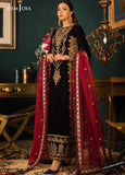 Asim jofa Embroidered Velvet 3piece suit - KP2013