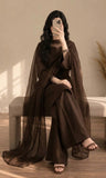 Bunaai - Winter-3PC Shamooz Silk Embroidered Suit - kp1316