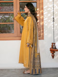 izel - Winter 3PC Dhanak Embroidered Suit - kp33103