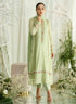 KP739-3 Piece Unstitched Heavy Embroidered Lawn Suit With Chiffon Dupatta