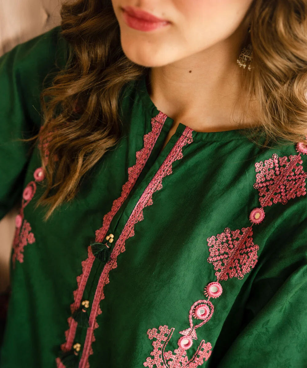 KP1068 - Sapphire 3PC Embroidered Lawn Suit
