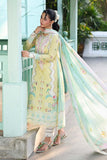 Qalamkar - Summer 3PC Lawn Digital Print Dress - KP1162