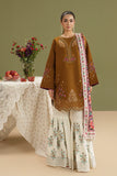 RajBari - Summer-3PC Lawn Embroidered Suit - kp1212