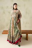 Baroque - Winter 3PC Karandi Digital Print Frock Dress - KP1289