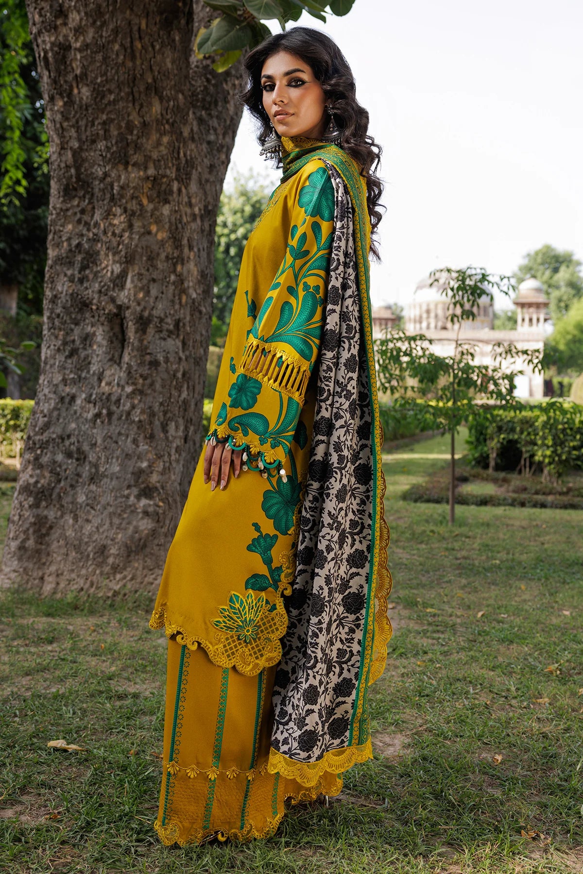 Charizma - Winter 3PC Karandi Digital Print Dress - KP33418