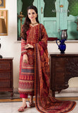 Asim Jofa - Winter 3PC Karandi Digital Print Dress - KP33407