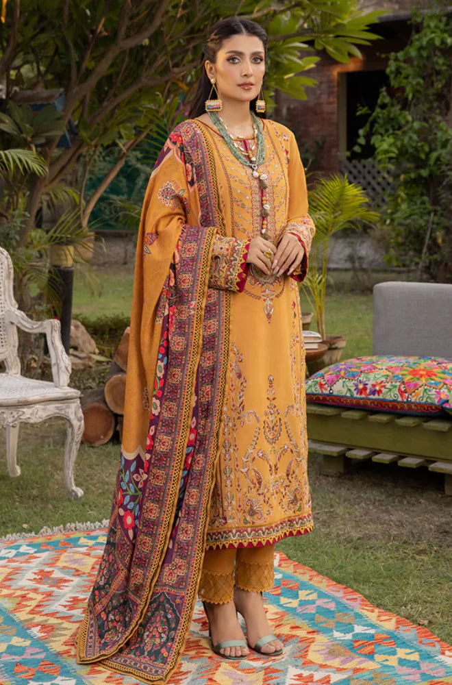 KP1071 - Asim Jofa - 3PC Lawn Embroidered Suit