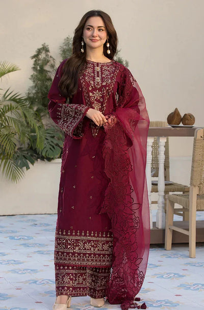 Allys - 3PC Lawn Embroidered Suit - Kp1050