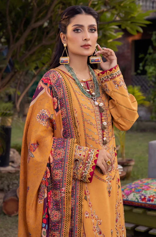 KP1071 - Asim Jofa - 3PC Lawn Embroidered Suit