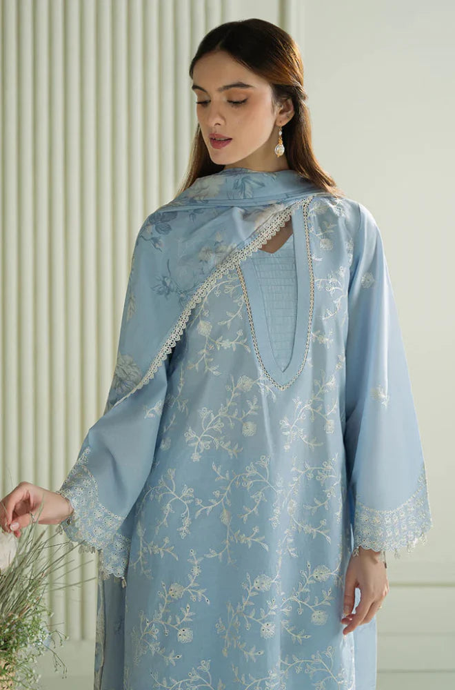 Cross Stitch - 3PC Lawn Embroidered Suit - kp1082