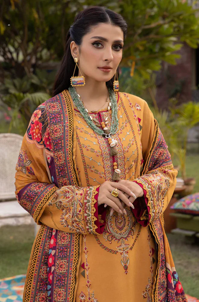 KP1071 - Asim Jofa - 3PC Lawn Embroidered Suit