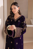 Baroque - Embroidered Velvet 3piece suit - kp2029