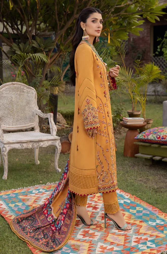 KP1071 - Asim Jofa - 3PC Lawn Embroidered Suit