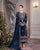 kp607-Embroidered Velvet Three piece With Embridered Chiffon Duppatta