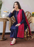 KP505-WINTER 3PC Dhanak suit with Embroidered Shawll