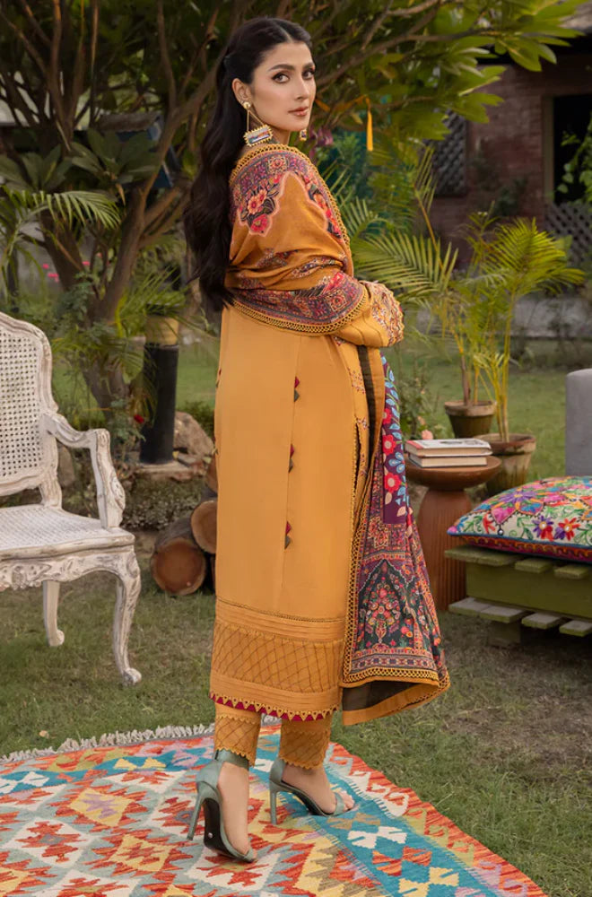 KP1071 - Asim Jofa - 3PC Lawn Embroidered Suit