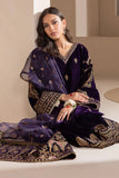 Baroque - Embroidered Velvet 3piece suit - kp2029