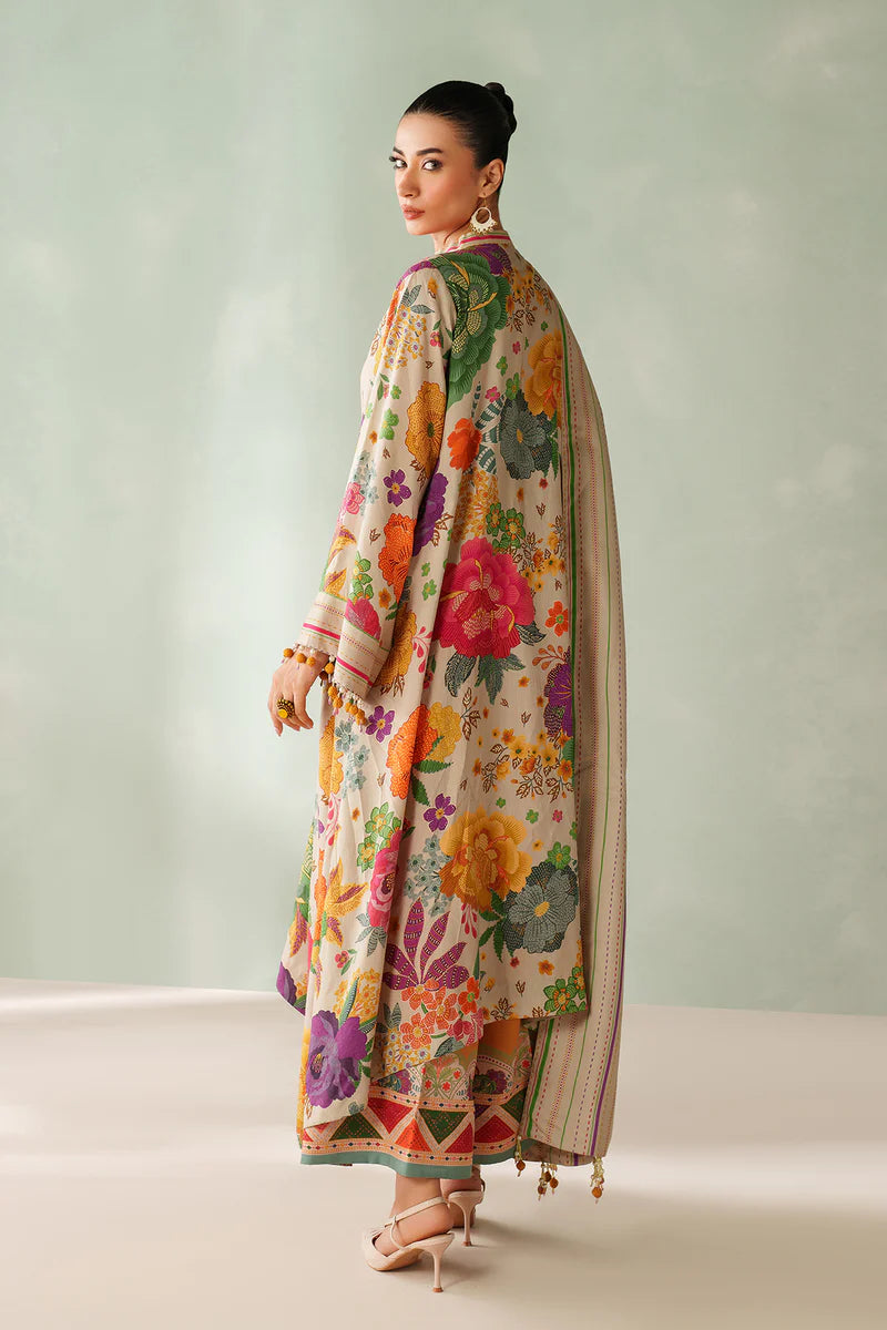 Baroque - Winter 3PC Karandi Digital Print Dress - KP33406