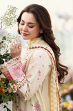 Qalamkara - Summer 3PC Lawn Embroidered Suit - KP1101
