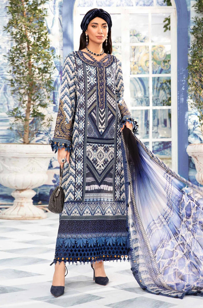 KP793-3 Piece Unstitched Digital Printed Airjet Lawn Suit