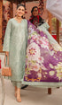 KP716-SUMMER MUSHQ 3PC EMBROIDERED LAWN SUIT WITH PRINTED SILK DUPATTA