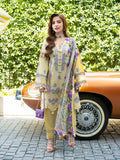 SUMMER 3PC Lawn ChickenKari Embroidered Suit-KP1160