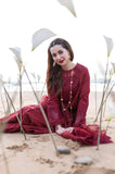 KP1049 - Qalamkaar 3PC Unstitched Lawn Embroidered Chicken Kari