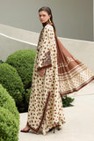 Baroque - Winter 3PC Karandi Digital Print Dress - KP1290