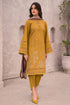 KP618-WINTER 3PC Dhannak Embroidered suit with Printed Shawll