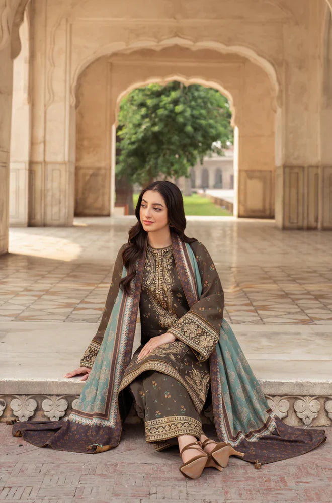 Jazmin - 3PC Lawn Embroidered Suit - kp1084
