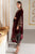 KP901-Winter Velvet Unstitched 3PCs Embroidered Dress With Organza Dupatta