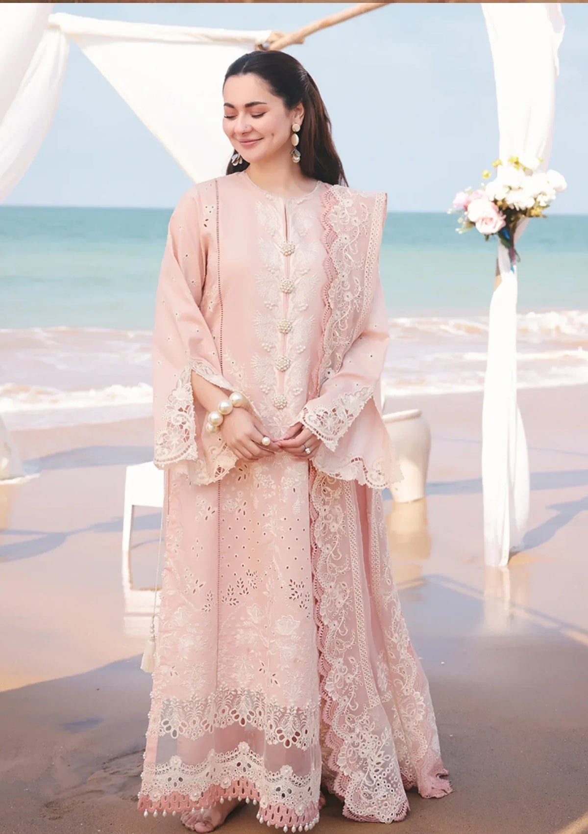 KP1042 - Imrozia Serene Hania Luxury Lawn 3Pc Suit