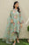 KP230-Nisa Sea Green Lawn unstitched digital printed 3 pc dress with diamond dupata