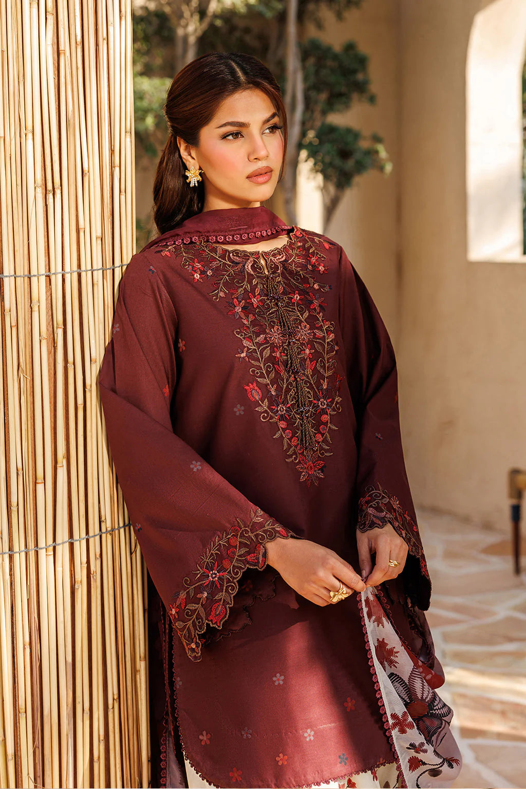 Summer - 3PC Lawn Embroidered Suit - kp1198