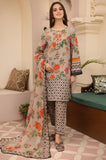 KP700-3PC Lawn Digital Printed Shirt With  & Digital Printed Bamber Chiffon  Dupatta