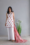 Bunaai - Summer-3PC Lawn Embroidered Suit - kp1252