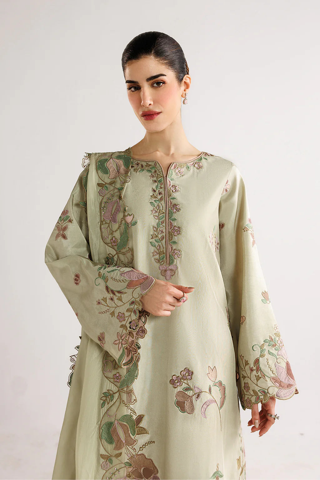 Baroque - Summer-3PC Lawn Embroidered Suit - kp1217