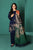 kp585-WINTER Nishat Blue Linen Embroidered three piece With Printed Wool Shawll