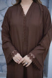 Aneelas - Winter 3PC Dhanak Embroidered Suit - kp1315