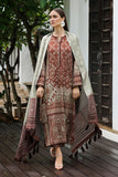 Baroque - Winter 3PC Karandi Digital Print Dress - KP1288