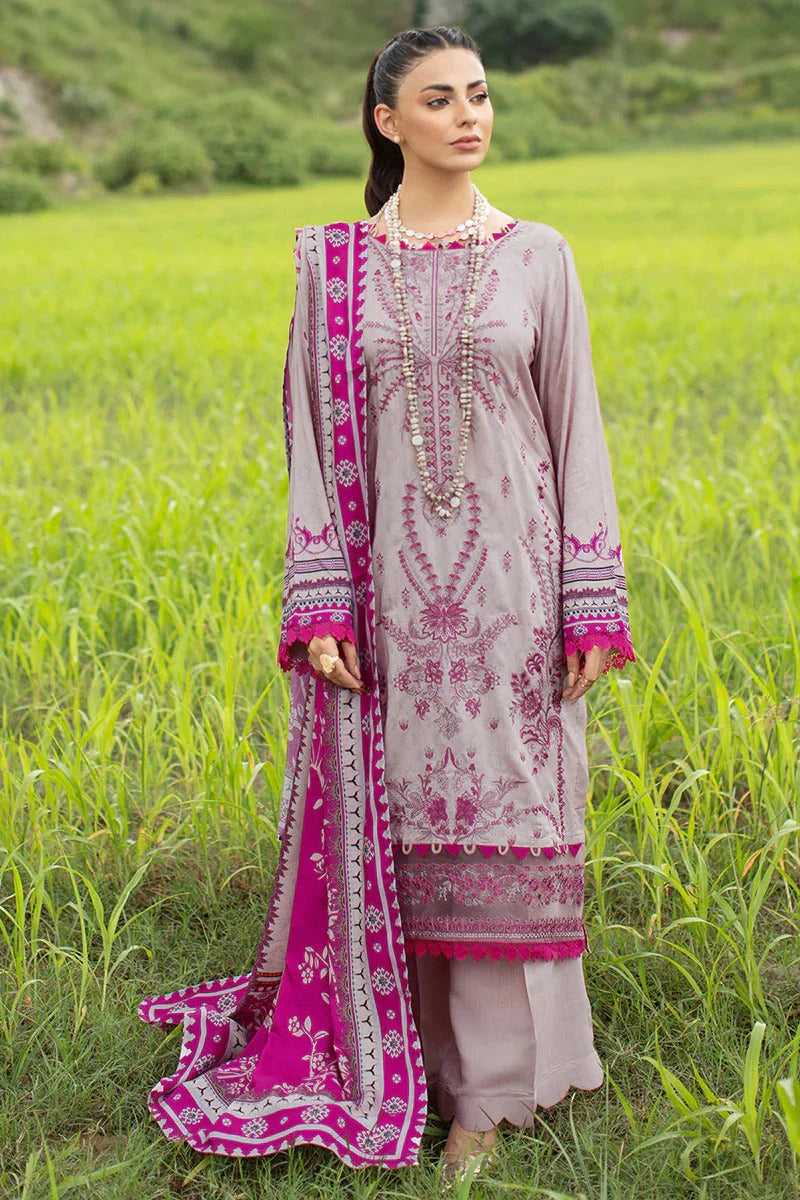 Jazmin - 3PC Lawn Embroidered Suit - kp1090