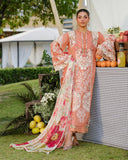 Elaf - Summer 3PC Lawn Chikenkari Embroidered Shirt - KP1126